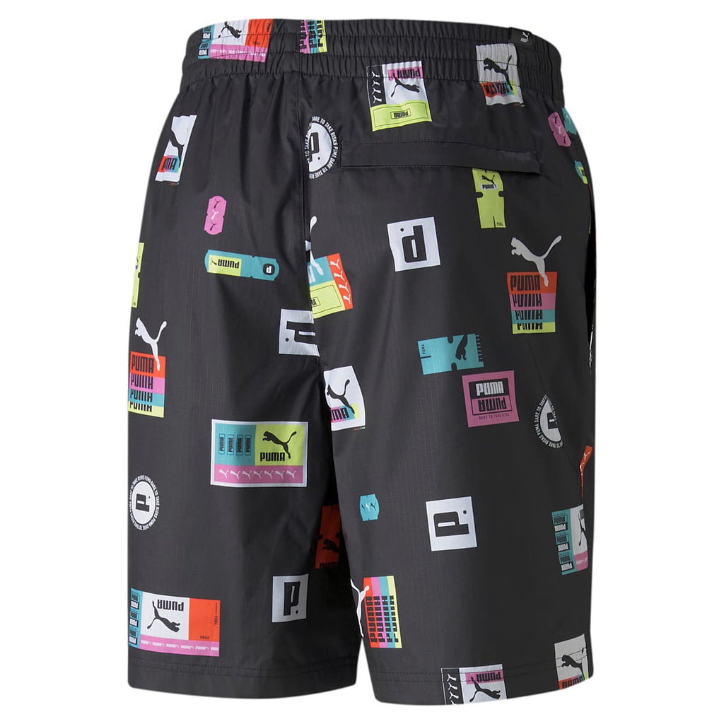 Brand Love AOP Shorts 8" WV Puma Black model image