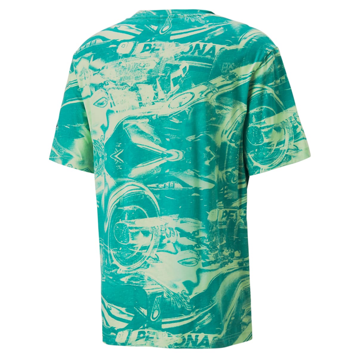 Mercedes-AMG PETRONAS Statement AOP Tee Men - Paradise Green model image