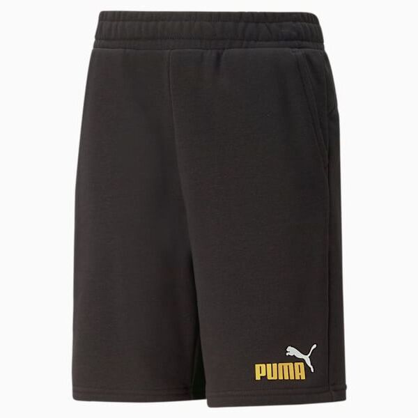 Essentials+ Two-Tone Training Shorts Youth - PUMA Black / Mustard - view 1