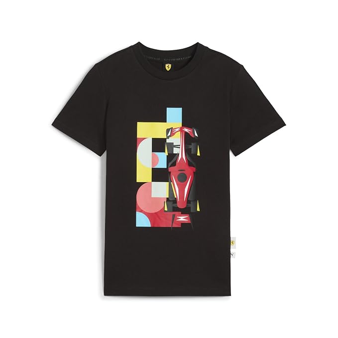 Ferrari Race Kids Graphic Tee - PUMA Black