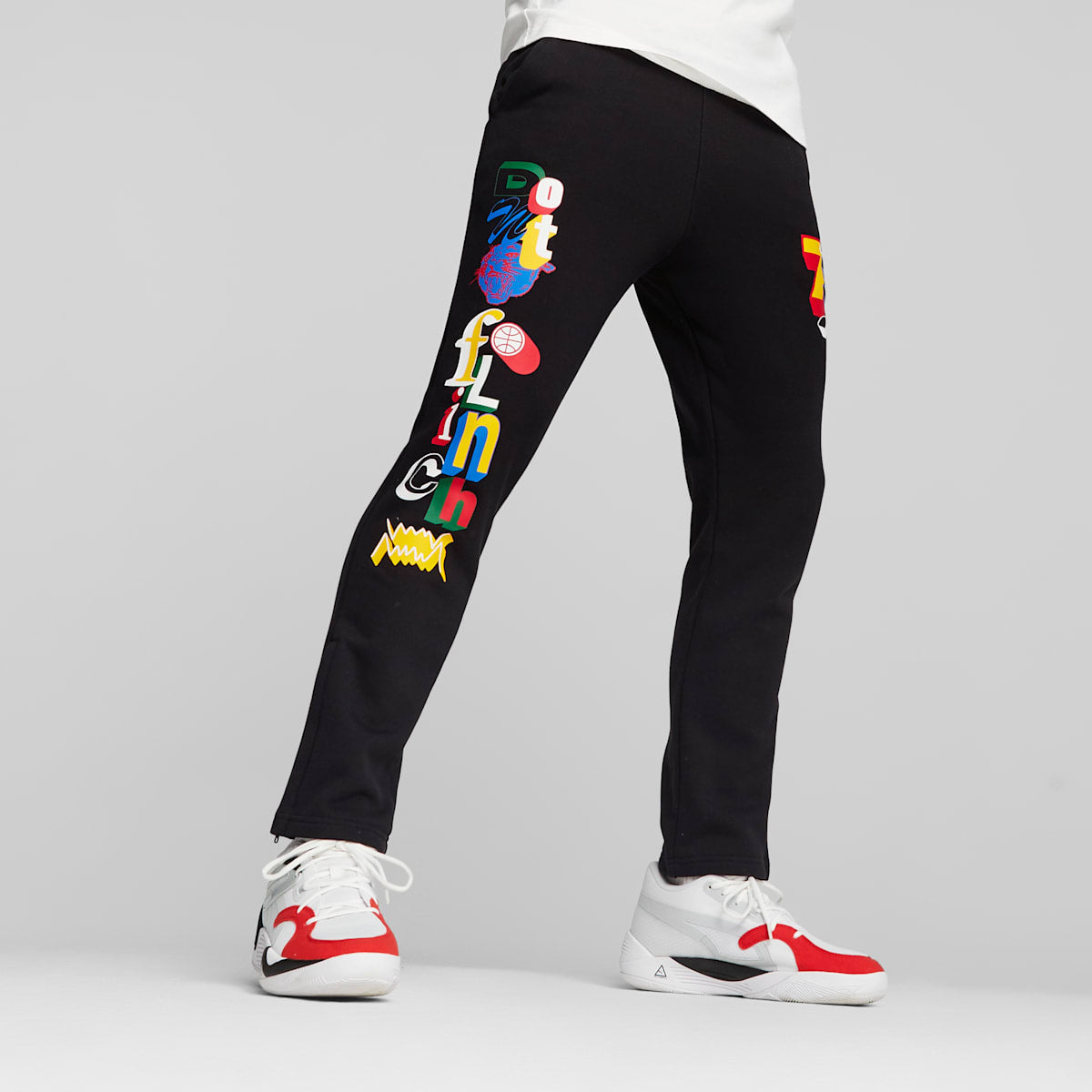 TRASH TALK Sweatshirt Men - PUMA Black model image
