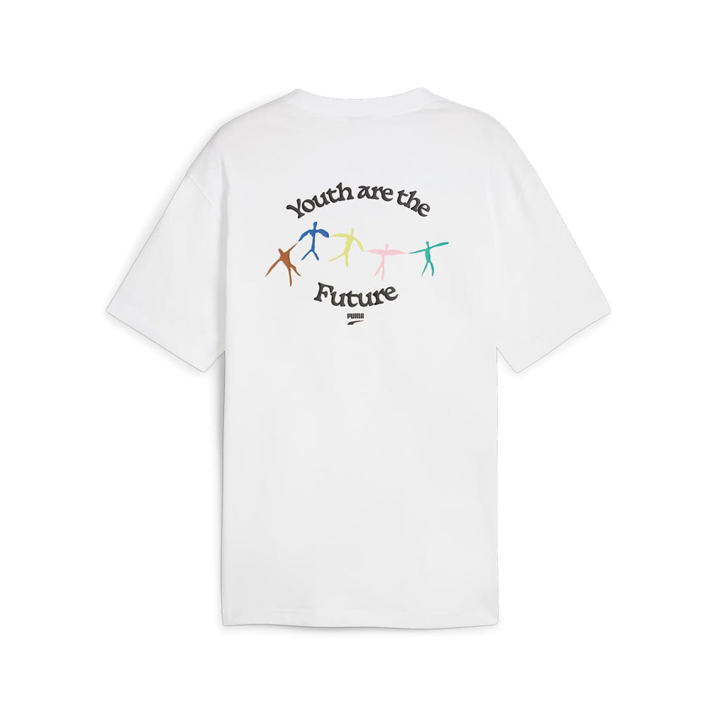 DOWNTOWN Graphic Tee Men - PUMA White model image