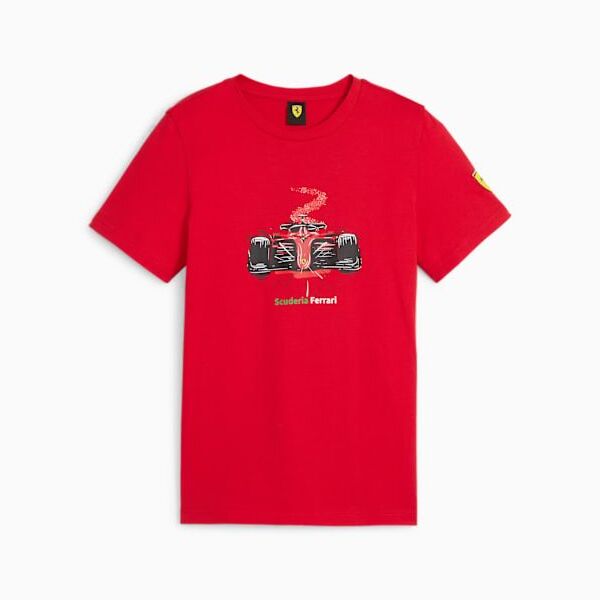 Ferrari Race Kids Graphic Tee - Rosso Corsa - view 1