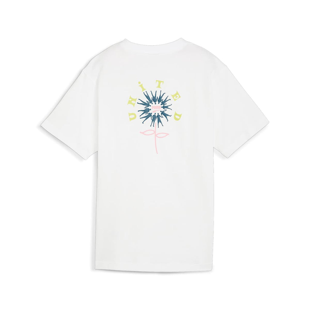 DOWNTOWN Relaxed Graphic Tee White model image