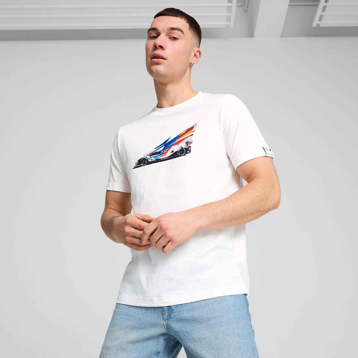BMW MMS CAR GRAPHIC TEE 2 White model image