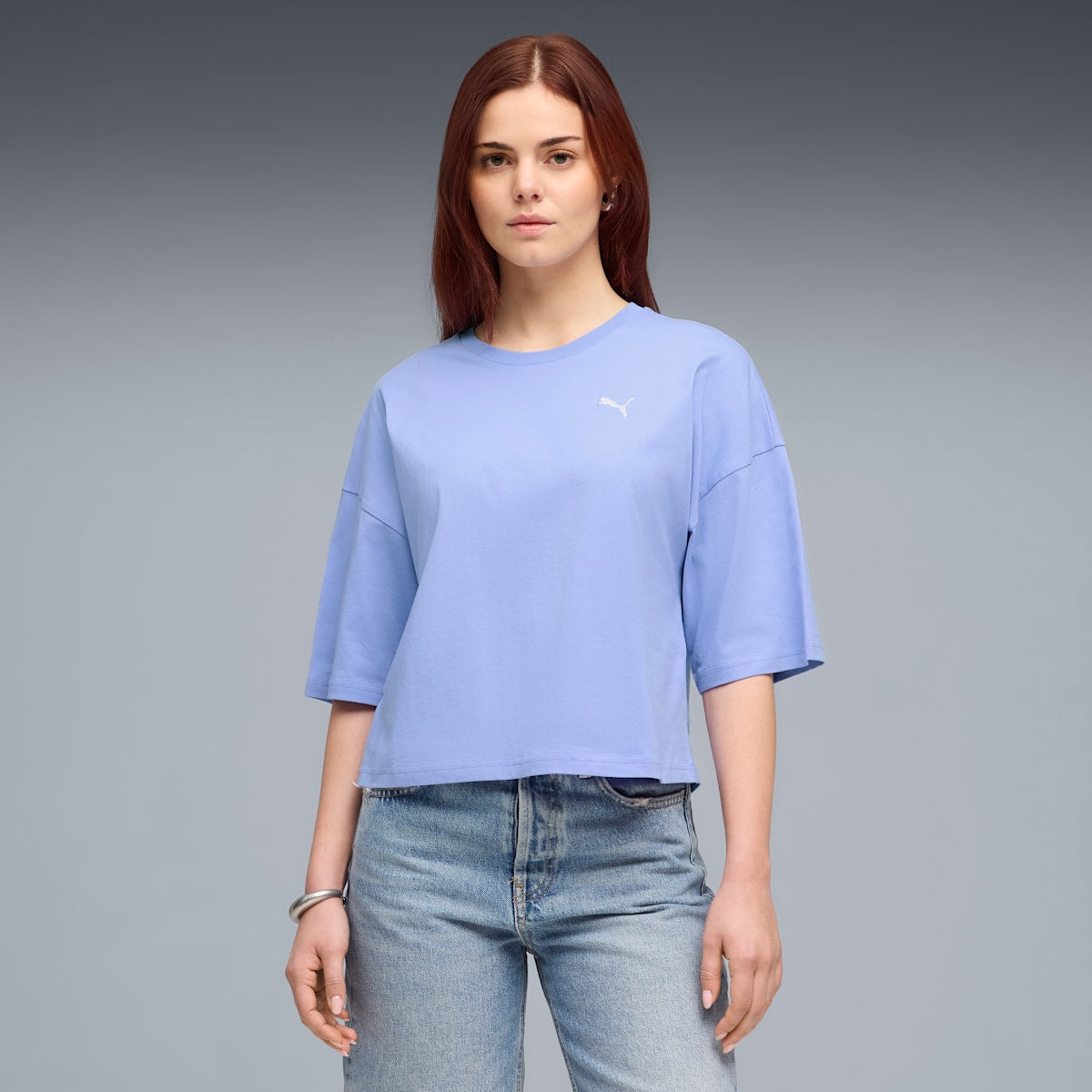 Wardrobe Essentials Oversized Short Tee Women - Intense Olive model image