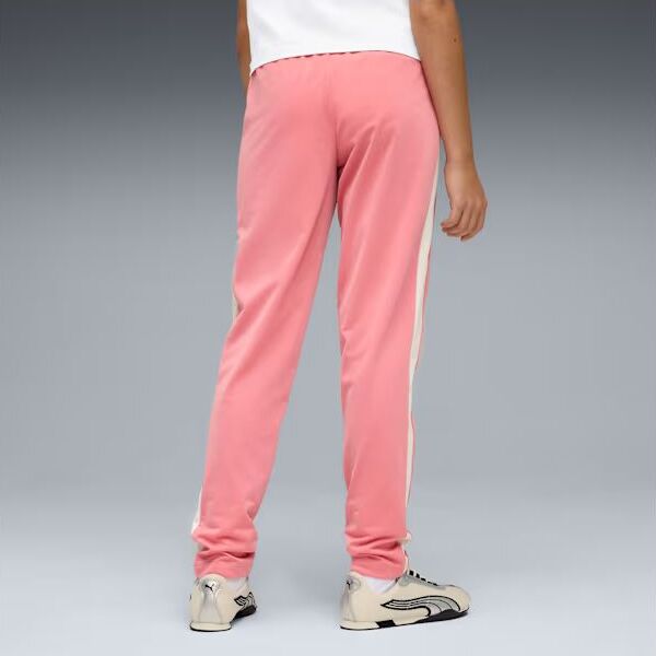 T7 ALWAYS ON Slim Track Pants Youth - Wild Pink - back model view