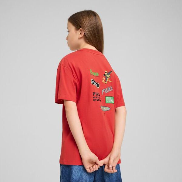 Road To Unity Relaxed Graphic Tee Youth - Red Fire - view 2