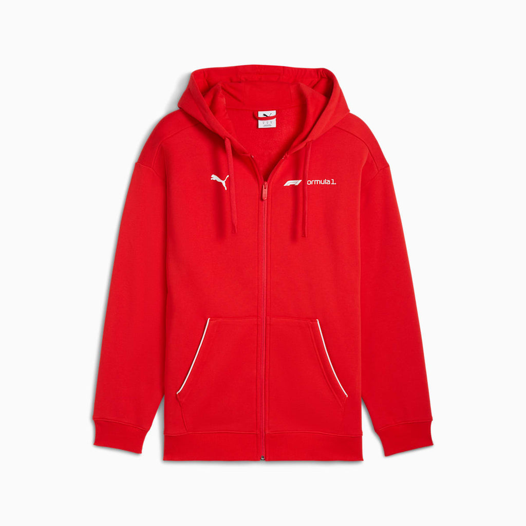 F1® Essential+ Full-Zip Hoodie Men - Pop Red - front
