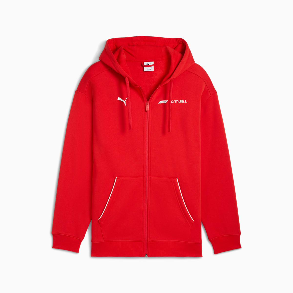 F1® Essential+ Full-Zip Hoodie Men - Pop Red - front