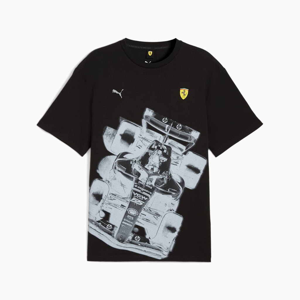 Scuderia Ferrari Premium Tee Men - PUMA Black - front