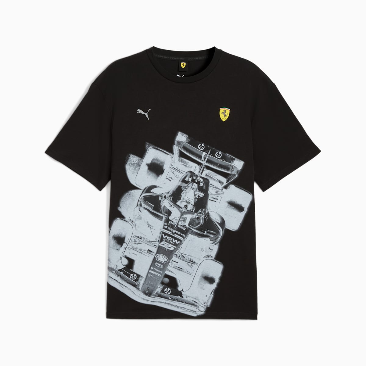Scuderia Ferrari Premium Tee Men - PUMA Black - front