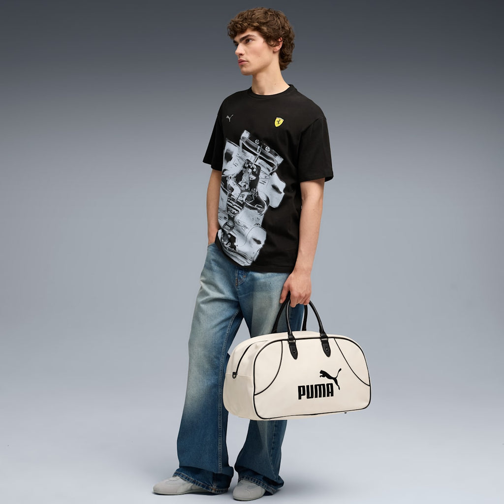 Scuderia Ferrari Premium Tee Men - PUMA Black - model-back