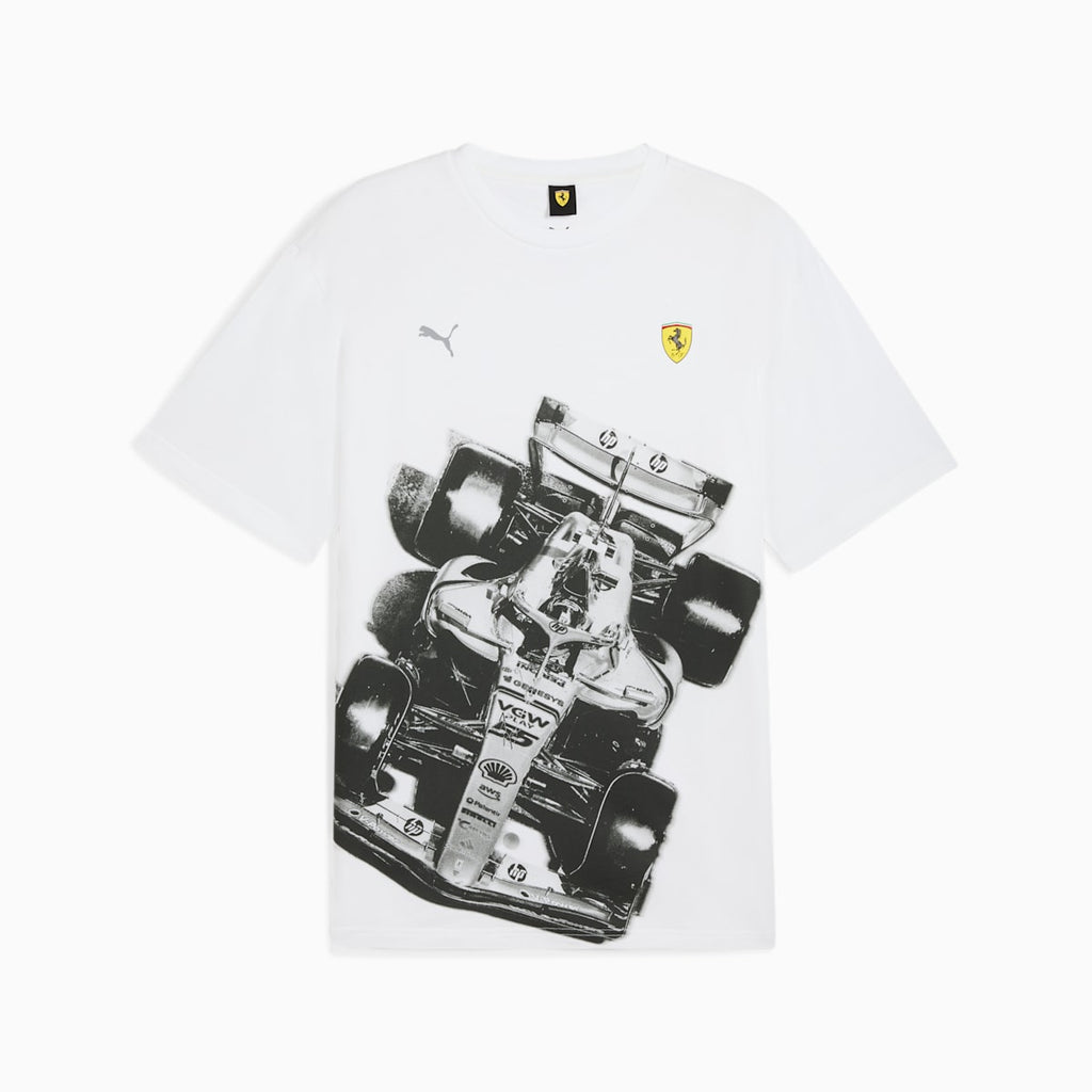 Scuderia Ferrari Premium Tee Men - PUMA White - front