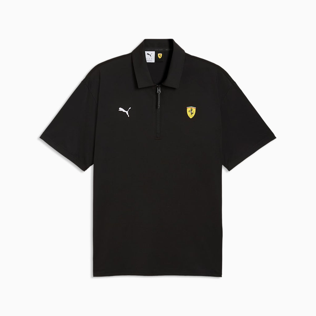 Scuderia Ferrari CLOUDSPUN Polo Men - PUMA Black - front