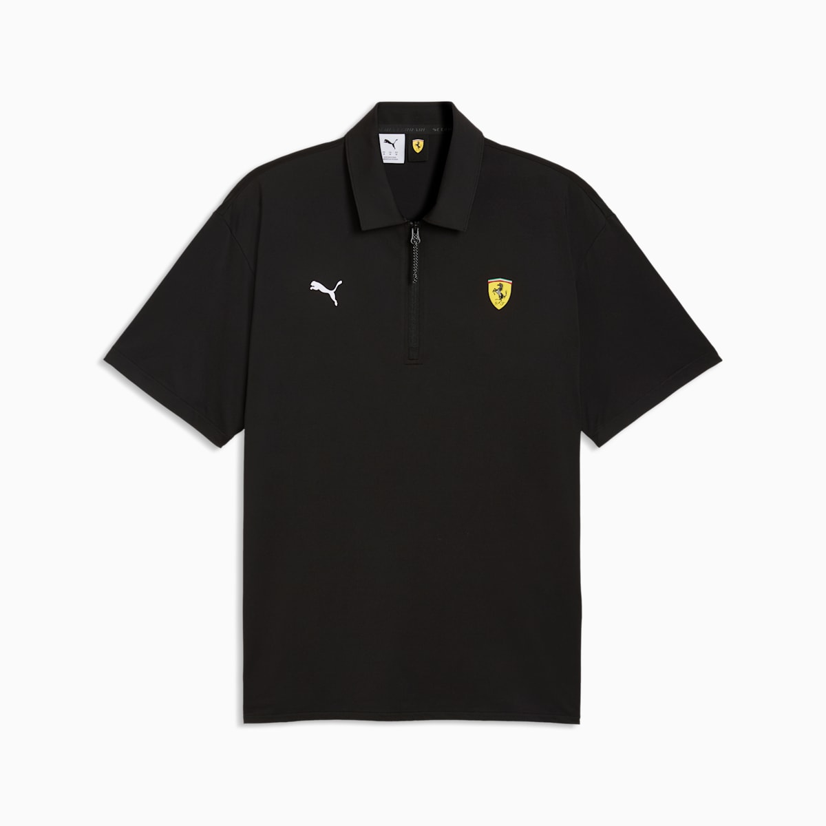 Scuderia Ferrari CLOUDSPUN Polo Men - PUMA Black - front