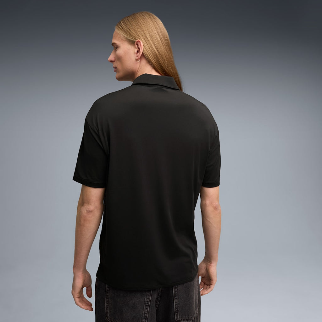 Scuderia Ferrari CLOUDSPUN Polo Men - PUMA Black - model-side