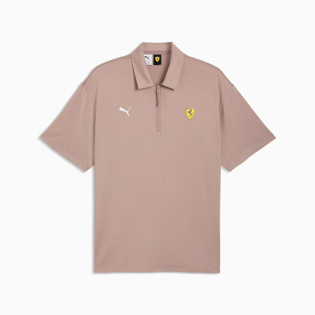 Scuderia Ferrari CLOUDSPUN Polo Men - Sandstone - front