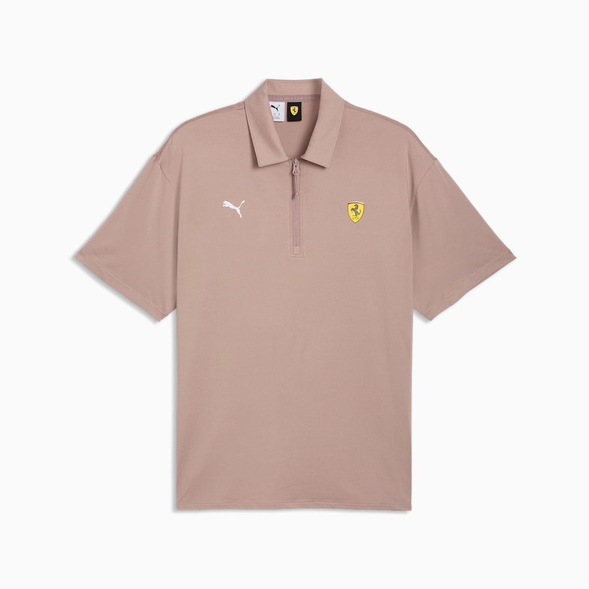 Scuderia Ferrari CLOUDSPUN Polo Men - Sandstone - front