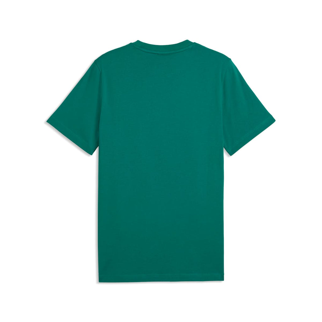 PUMA x ASTON MARTIN ARAMCO F1® TEAM Essentials Tee Men, Green, back view
