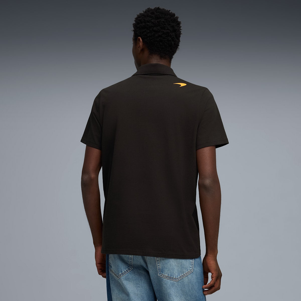 McLAREN RACING Small Logo Polo Men - PUMA Black - model-side