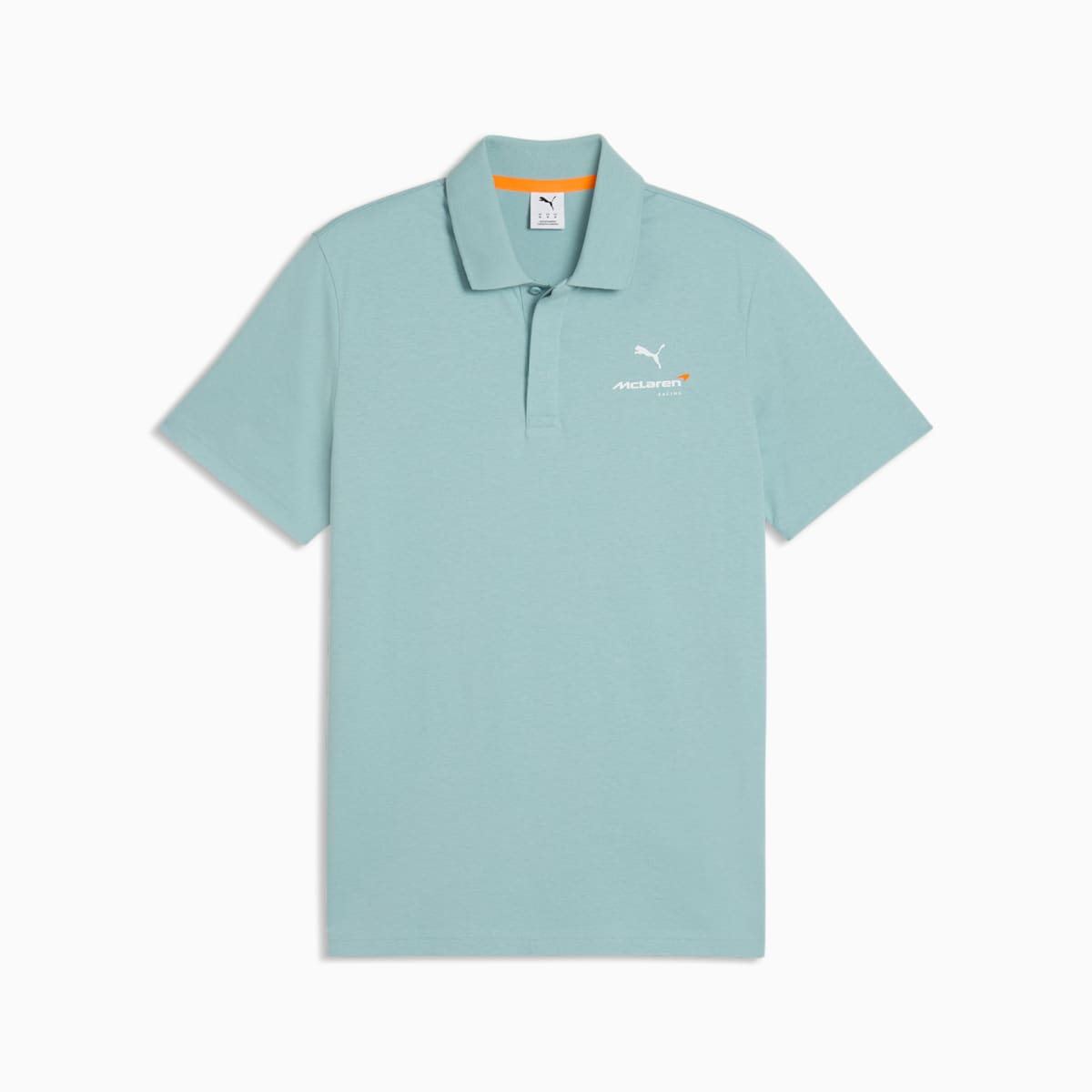McLAREN RACING Small Logo Polo Men - Seafoam - front