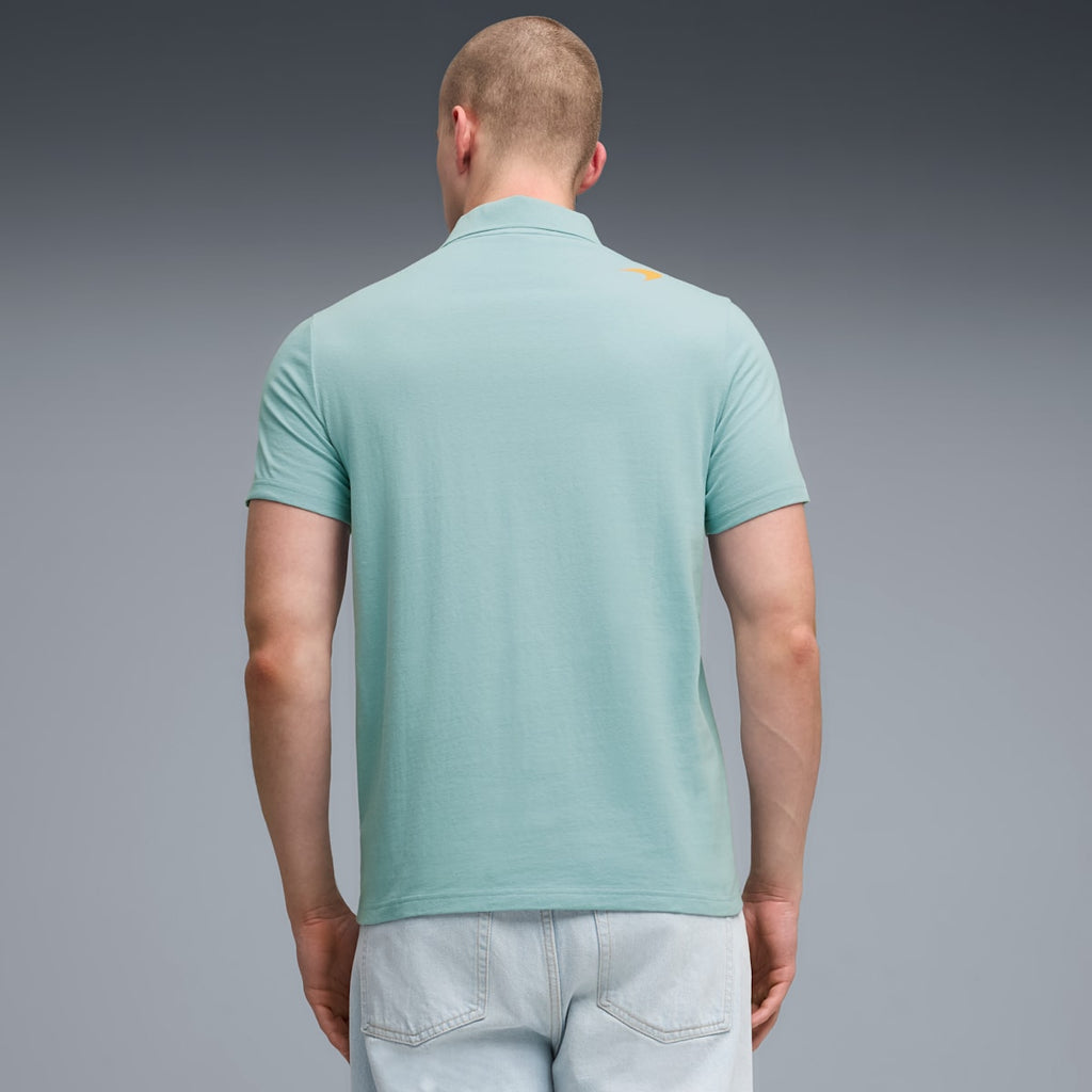 McLAREN RACING Small Logo Polo Men - Seafoam - model-side