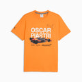 McLAREN MASTERCARD F1 TEAM Replica Piastri Tee Men - Papaya - front