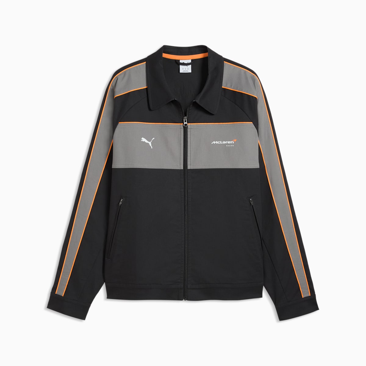 McLAREN RACING Coach T7 Jacket Men - Titan Black - front