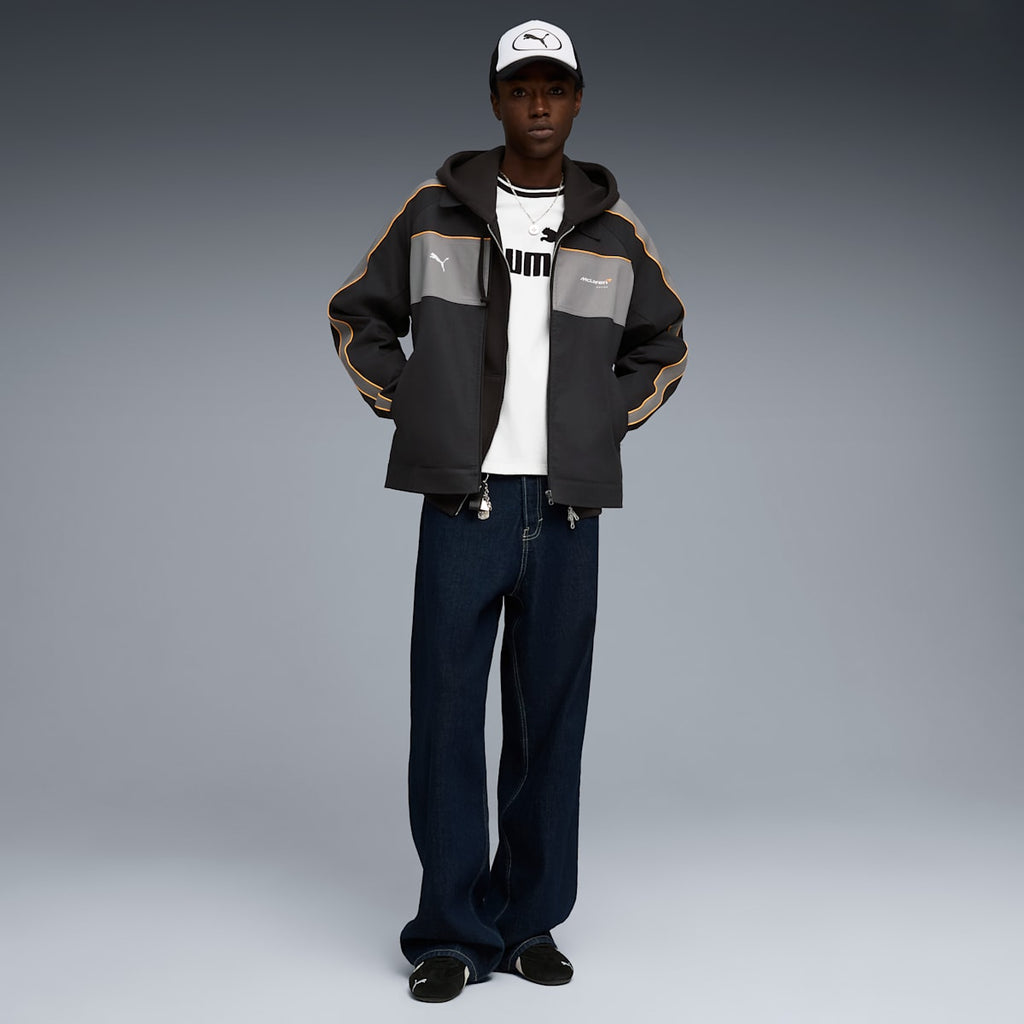 McLAREN RACING Coach T7 Jacket Men - Titan Black - model-back