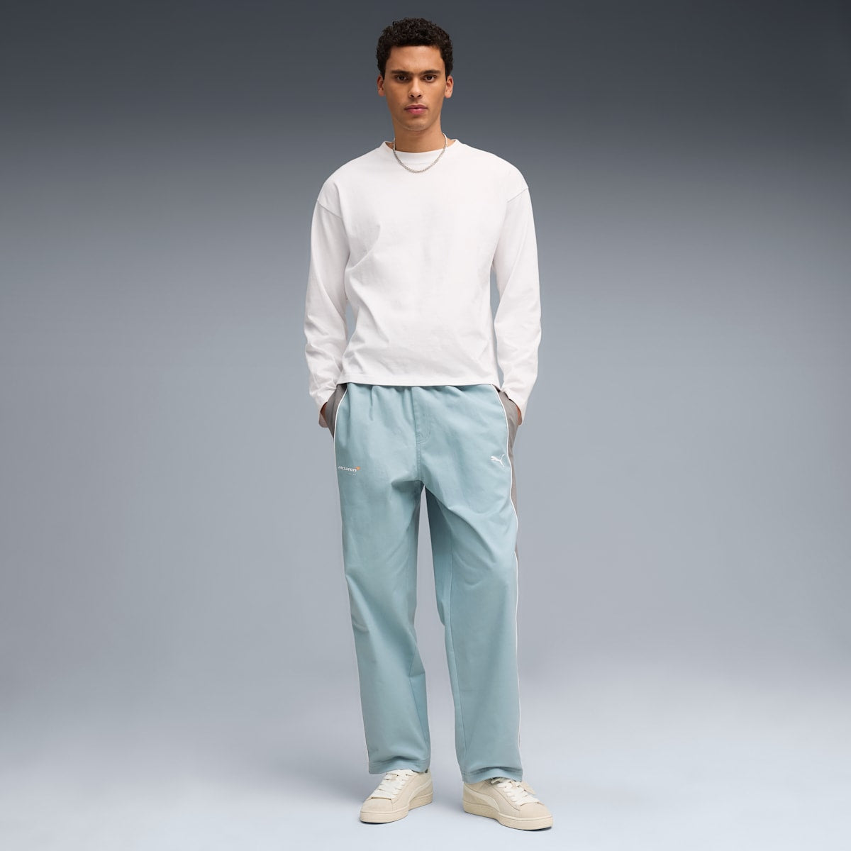 McLAREN RACING T7 Pants Men - Seafoam - model-back