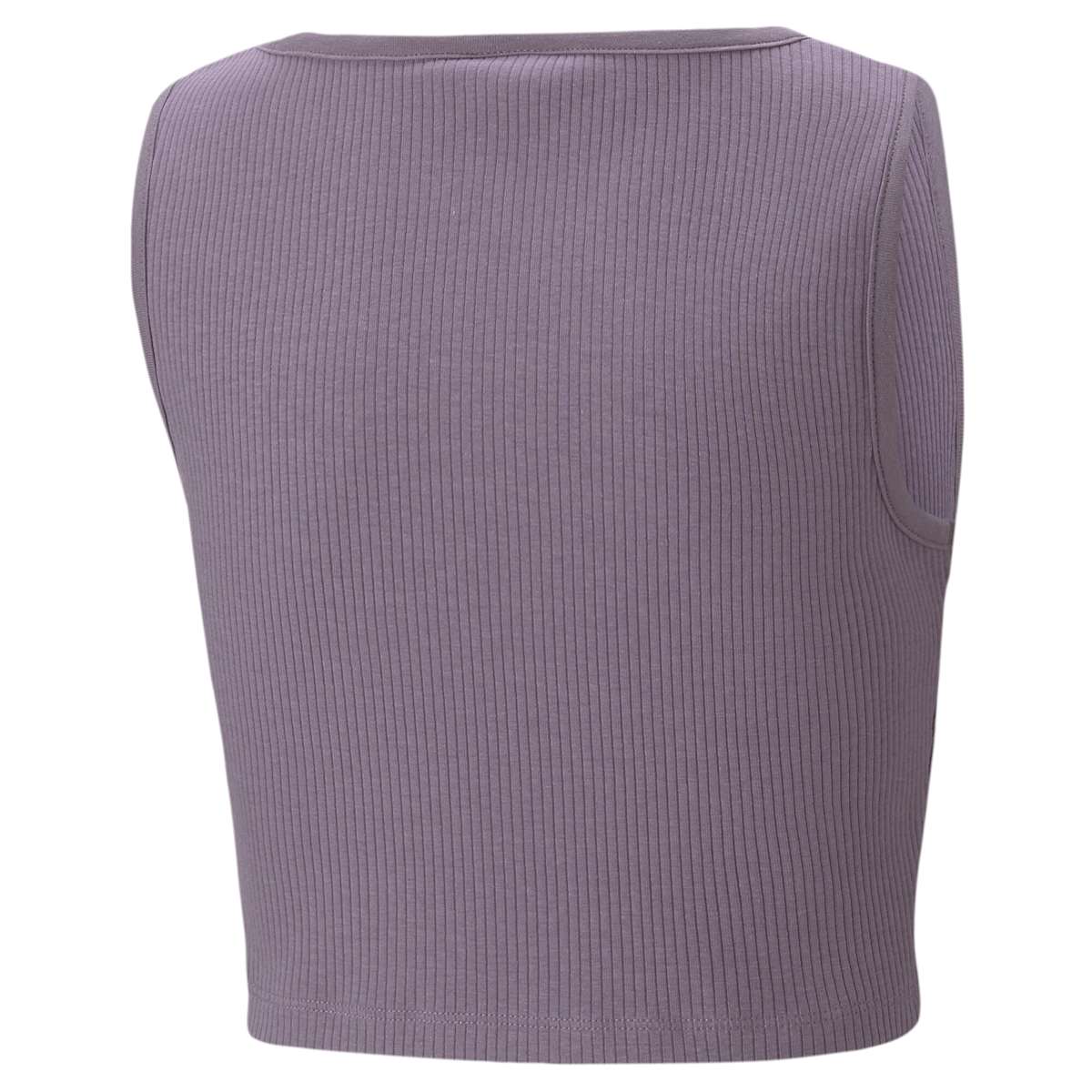 Classics GRL Cropped Tank Youth - Purple Charcoal model image