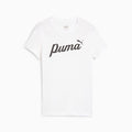 Essentials+ Script Tee Youth - PUMA White - view 1
