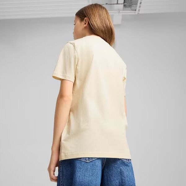 Essentials Nature 2.0 Tee Youth - Alpine Snow - back model view