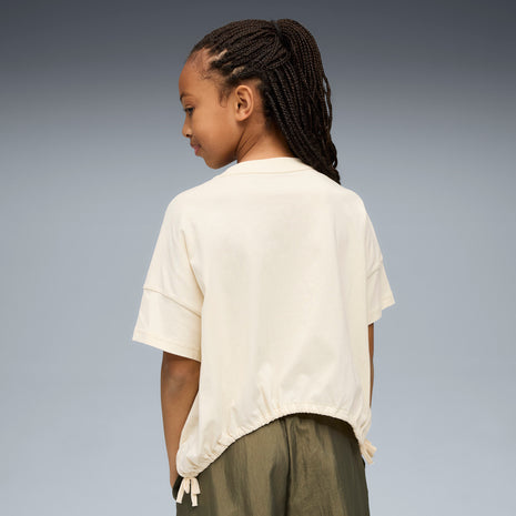 Tweenerverse Knotted Tee Youth - Alpine Snow