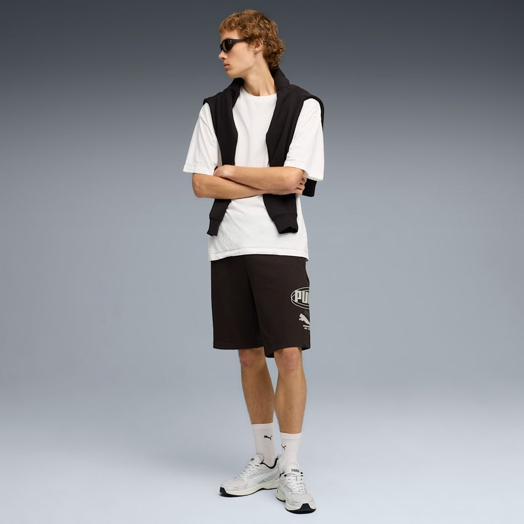 ESS LOGO LAB Story 1 Shorts 10" TR Men - PUMA Black - model-back