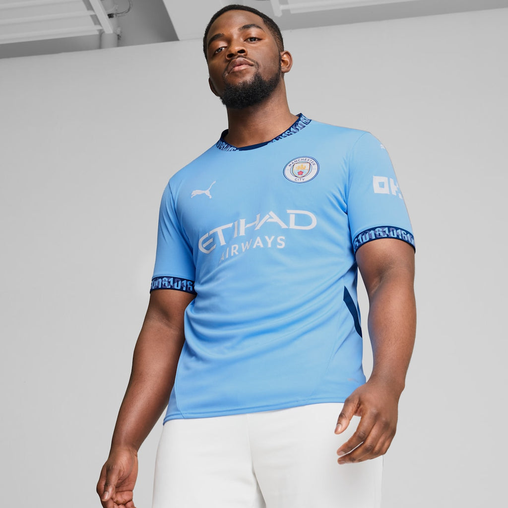 MCFC Home Jersey Replica Team Light Blue model image