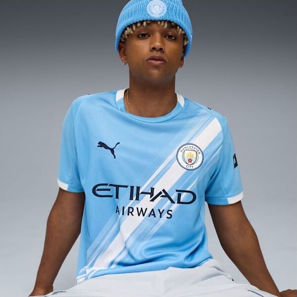 Manchester City Home Replica Jersey - Team Light Blue - view 2