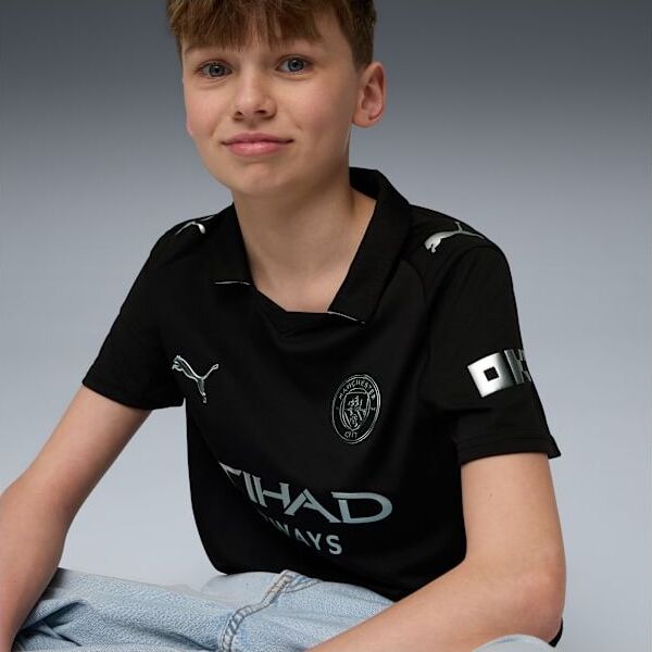 Manchester City Away Replica Jersey Youth - PUMA Black - view 2