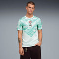 Portugal Away Replica Jersey - PUMA White / Green Lagoon model image