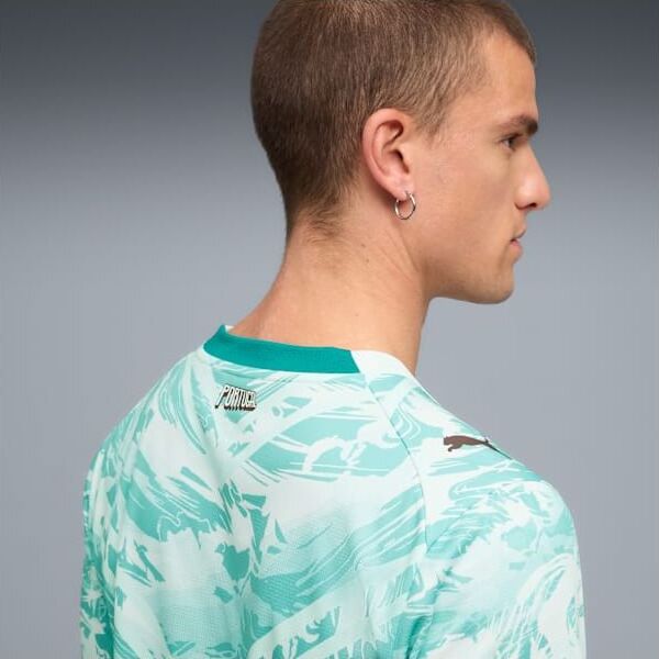 Portugal Away Replica Jersey - PUMA White / Green Lagoon - view 2
