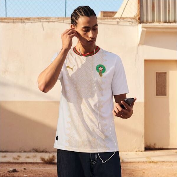 Morocco Away Replica Jersey - PUMA White / Victory Blue - view 1