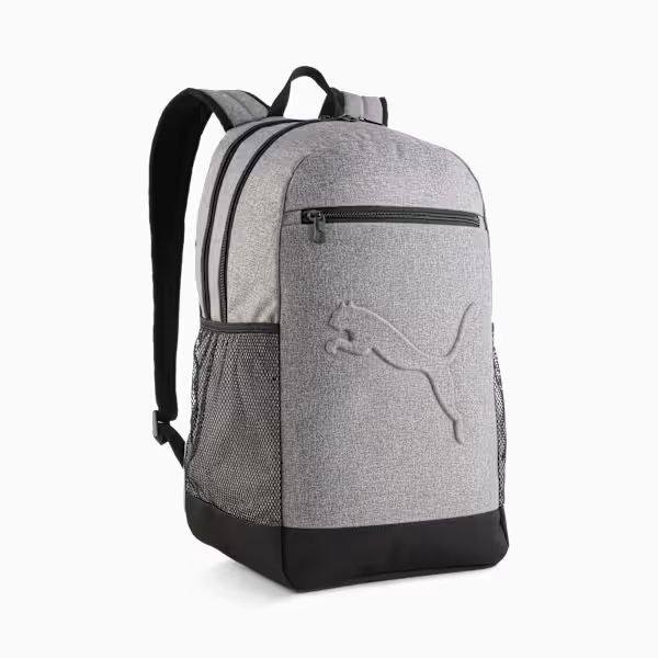 PUMA BUZZ HEATHER Backpack Medium Gray H front view
