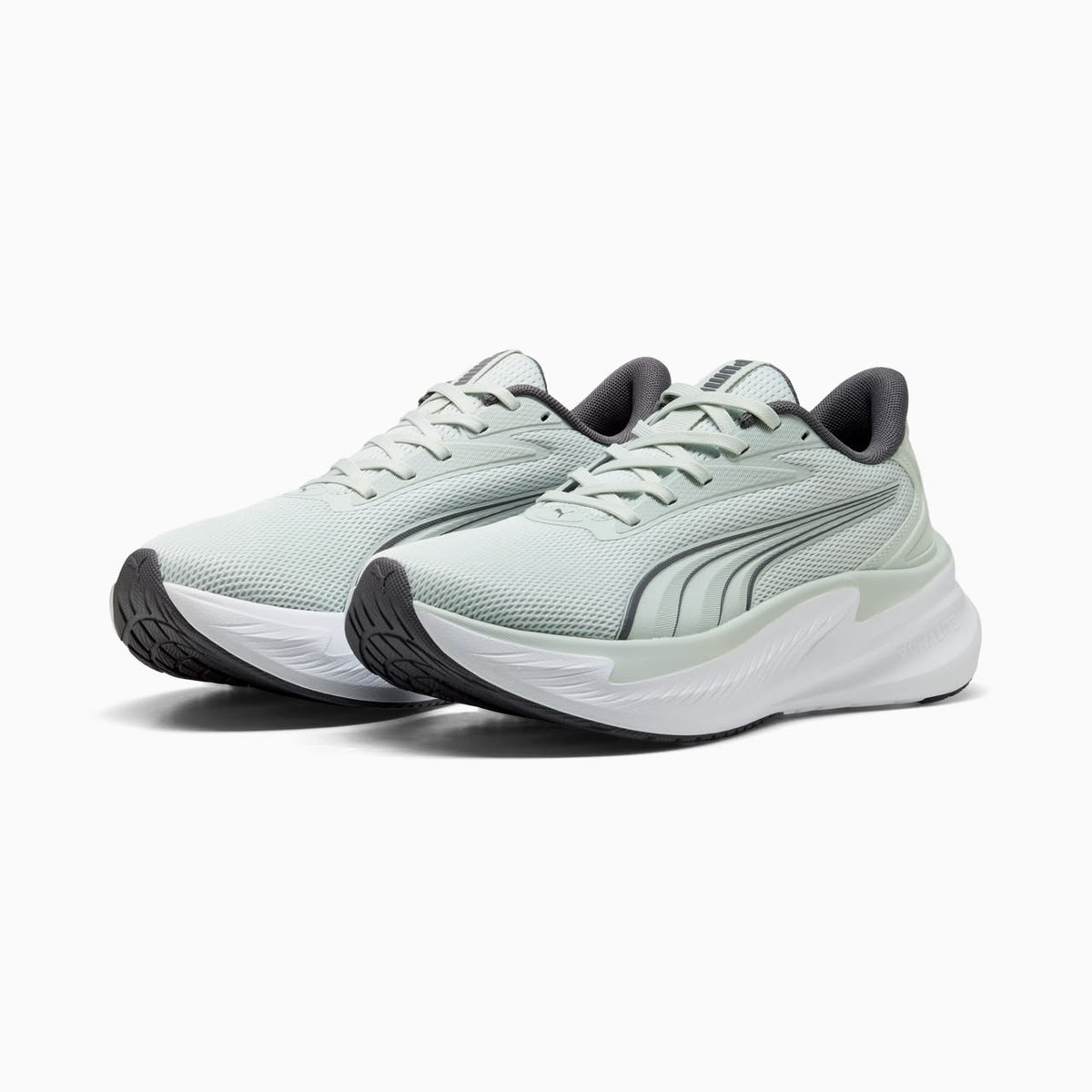 PUMA MaxStride Lite Running Shoes-Créme De Mint-Inky Depths