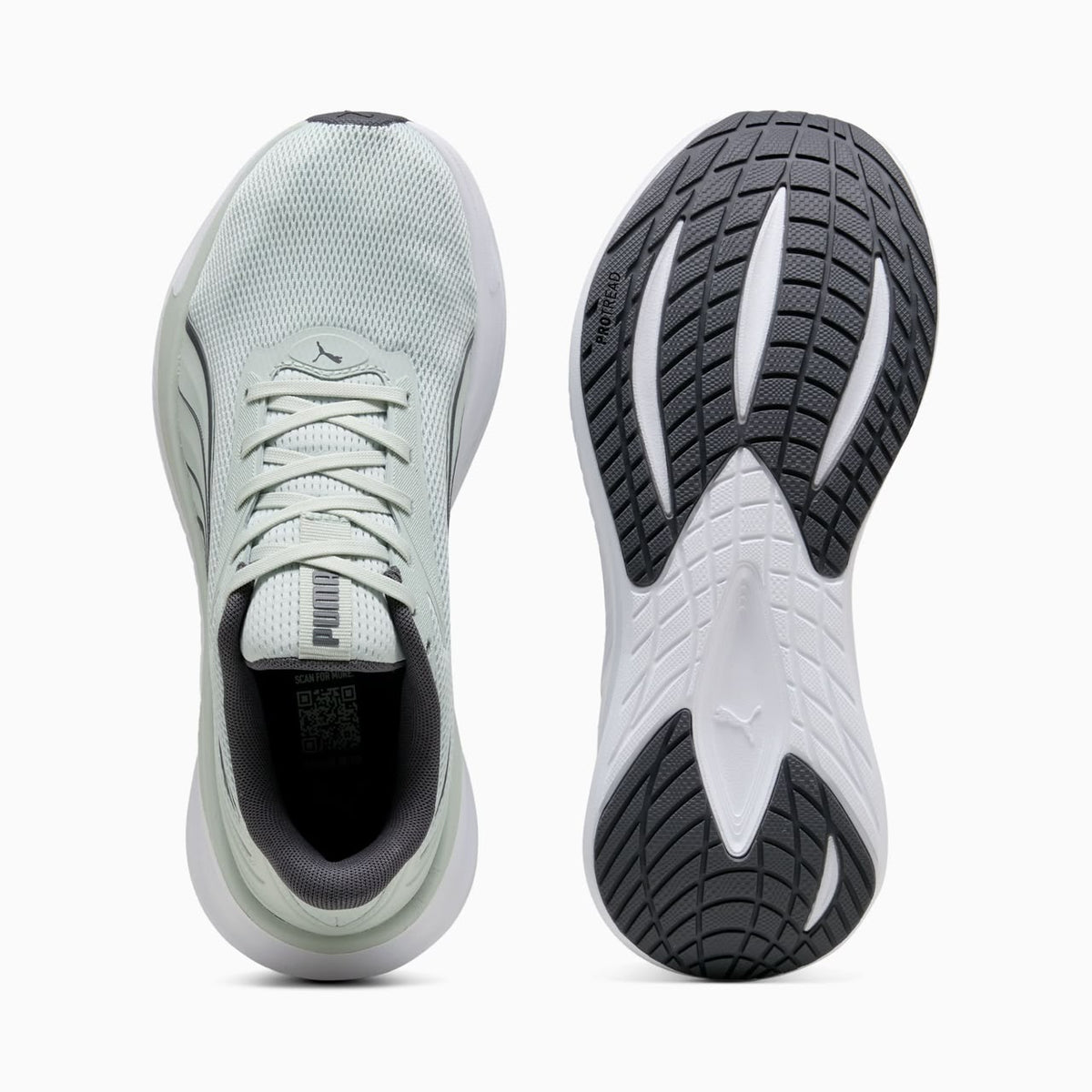 PUMA MaxStride Lite Running Shoes-Créme De Mint-Inky Depths