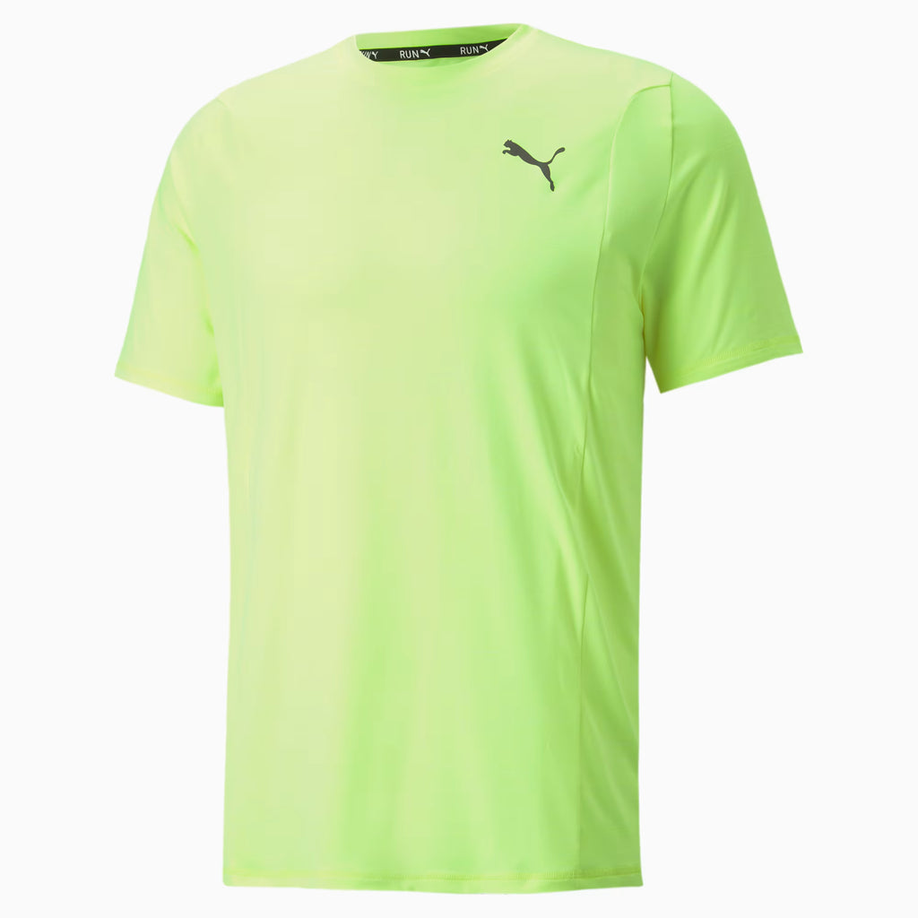 RUN CLOUDSPUN Tee Men - Lime Squeeze Heather