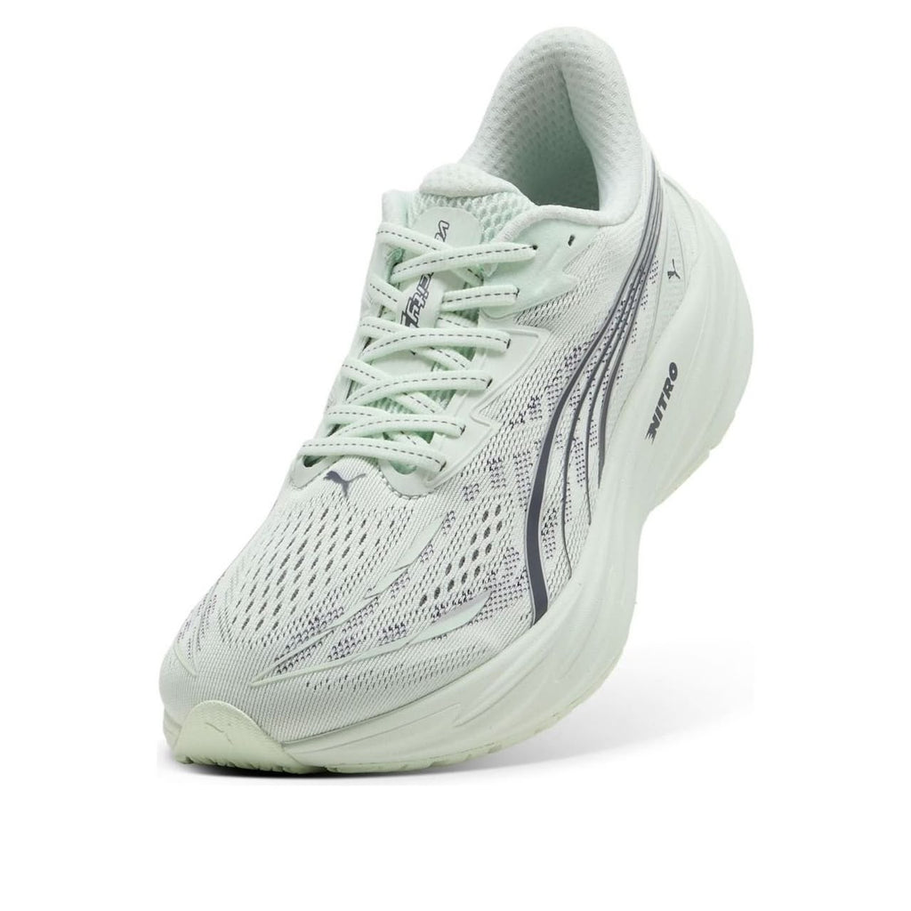 PUMA Velocity NITRO 5 Running Shoes-Alpine SnowSage Glow/Inky Depths