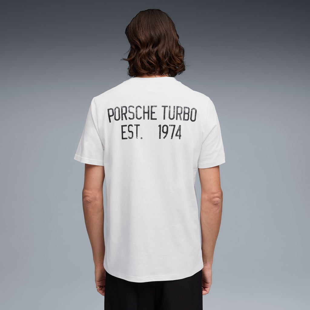 Puma Porsche Legacy Men's Graphic Tee - White Side
