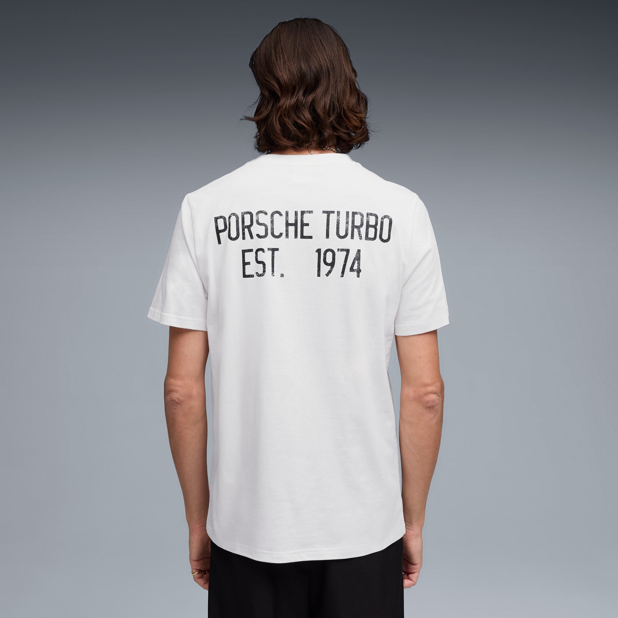Puma Porsche Legacy Men's Graphic Tee - White Side