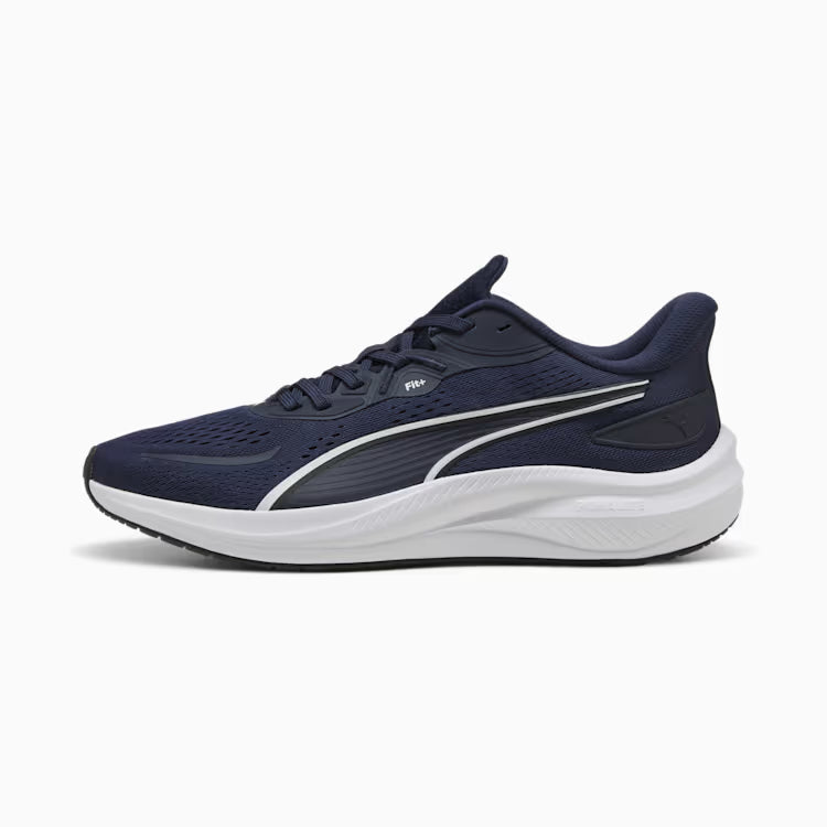 PUMA Skyrocket Lite 2 Running Shoes-PUMA Navy-Aqua Glow-Zen Blue-Citrus Bloom